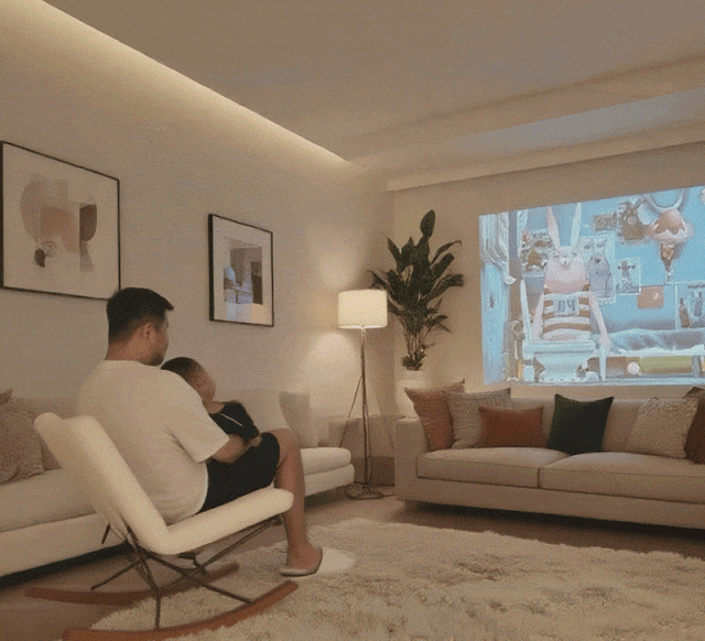 了的瞬间一半是投影仪给的pg电子首页成年人爽翻(图3)